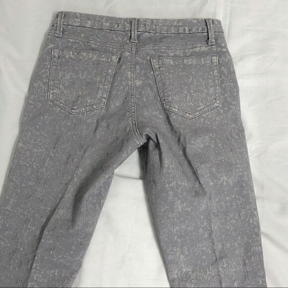 MARCHESA VOYAGE FLOCKED JACQUARD JEANS - Picture 6 of 11